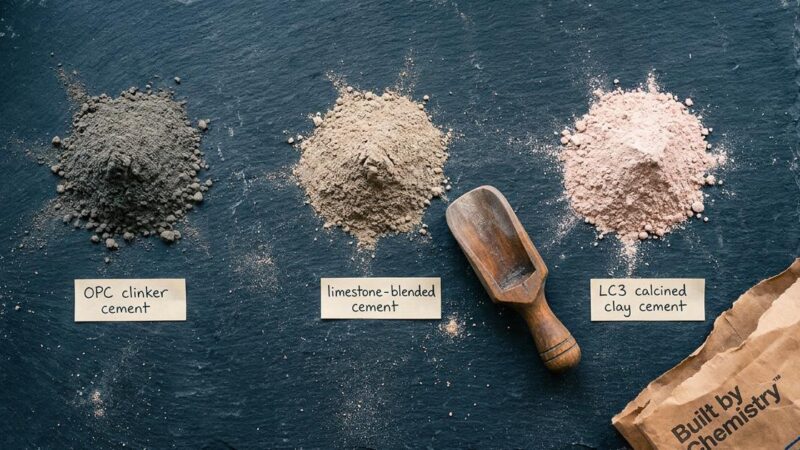LC3 cement: -40% CO2, same compressive strength. India’s cement industry doesn’t use it. Here’s why.