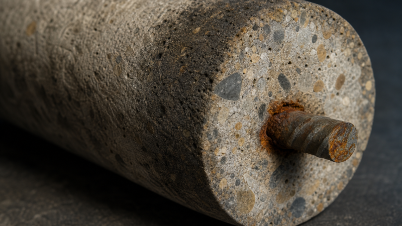 Concrete cover is a corrosion clock. Double the depth and you buy four times the years before the steel starts to go.