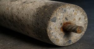 Concrete cover is a corrosion clock. Double the depth and you buy four times the years before the steel starts to go.